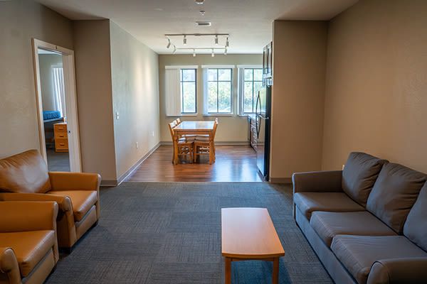 common area in rockmont hall room